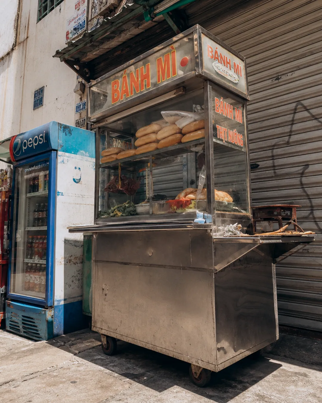 Bánh mì stall location
